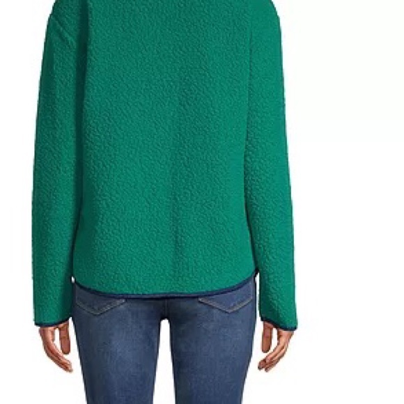 St. John's Bay SHERPA TEDDY JACKET - soft sweatshirts: blackwatch plaid or green - Picture 5 of 16